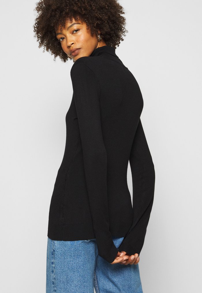 Pulls Anna Field BASIC TURTLE NECK Noir Femme | XWZ-8416428